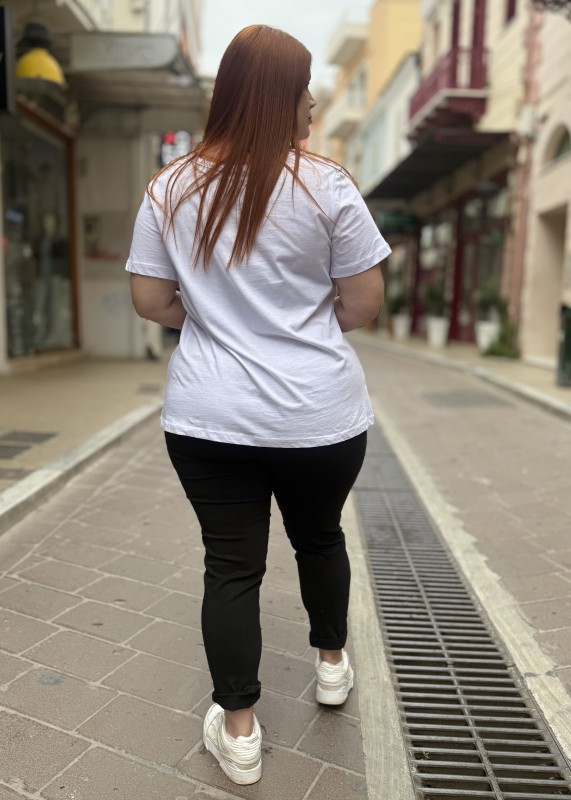 Basic T Shirt Βαμβακερό