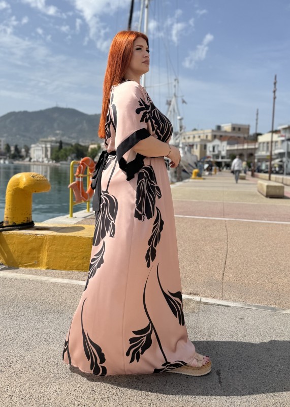 Αμπιγιέ Φόρεμα Σατέν Ανοίγματα Στους Ώμους
