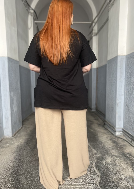 T Shirt Βαμβακερό Με Τετράφυλλο Τριφύλλι