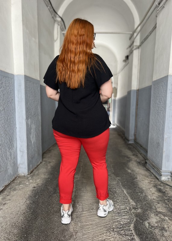 Μπλούζα Off Shoulder Σε Τσαλακωτό Ύφασμα