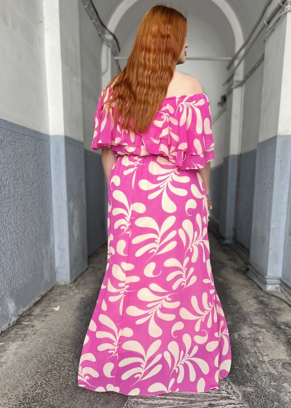 Φόρεμα  Αέρινο Φλοράλ Off Shoulder