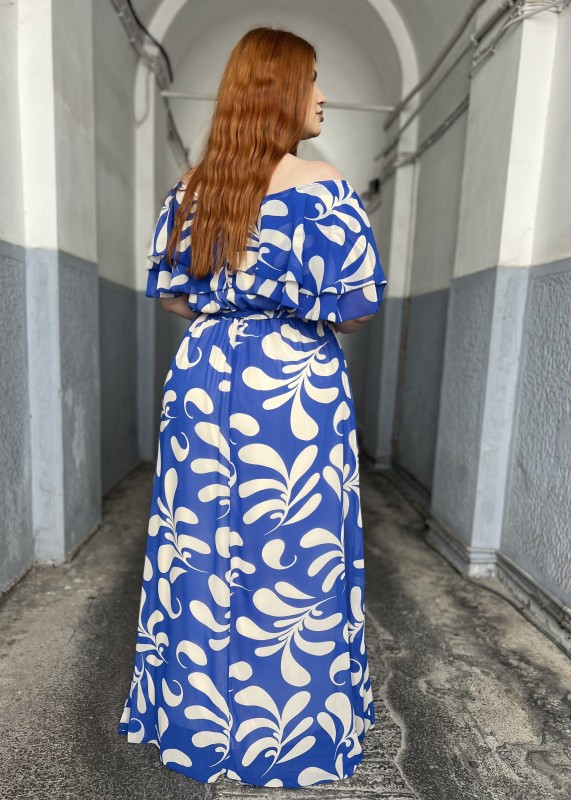 Φόρεμα  Αέρινο Φλοράλ Off Shoulder