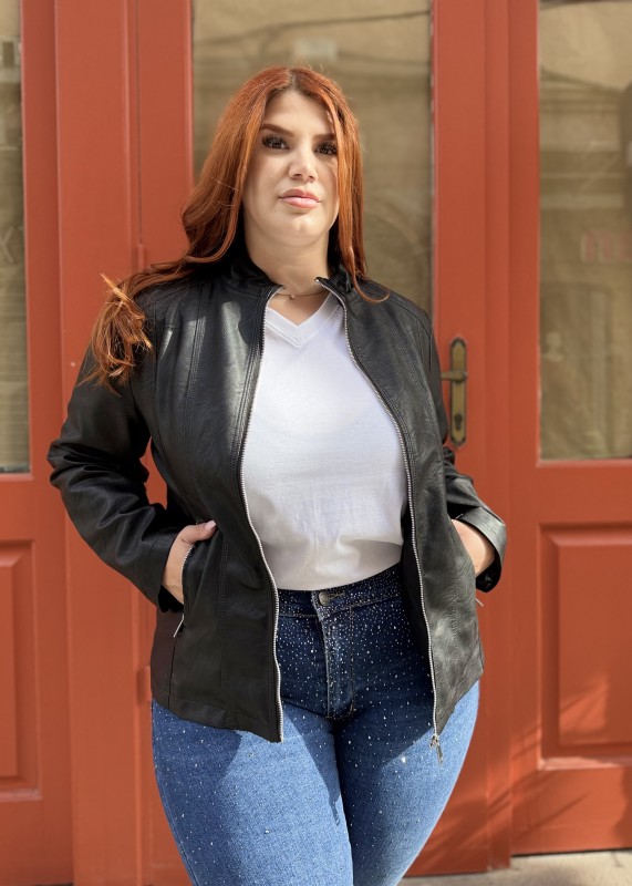 Μπουφάν Δερματίνη