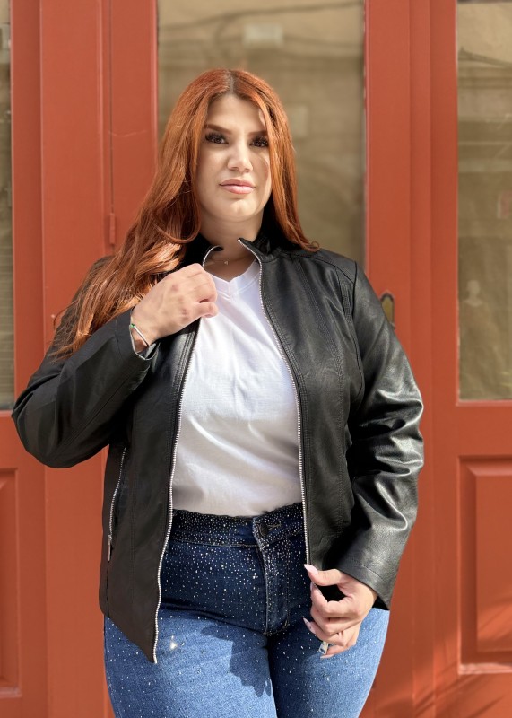 Μπουφάν Δερματίνη