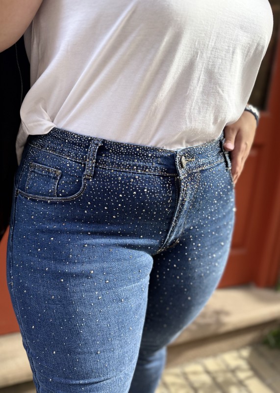 Skinny Jean Με Στρας