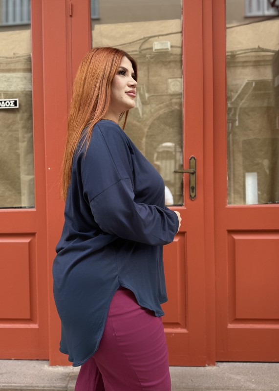 Μπλούζα Μονόχρωμη 100% Βισκοζ