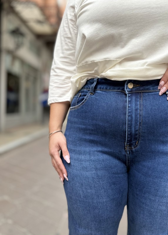 Τζιν Wide Leg Ελαστικό