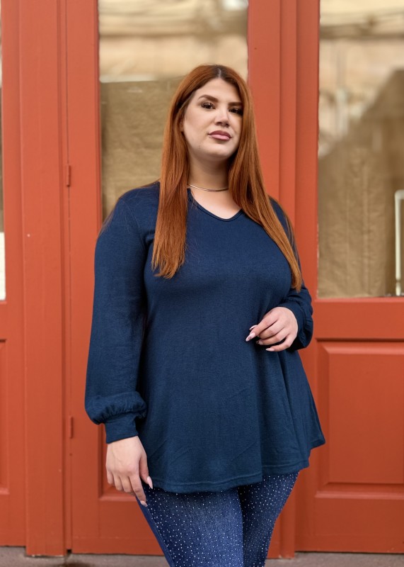 Λεπτή Μάλλινη Μπλούζα Πολύ Μαλακή