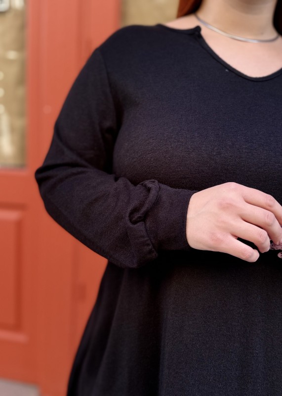 Λεπτή Μάλλινη Μπλούζα Πολύ Μαλακή