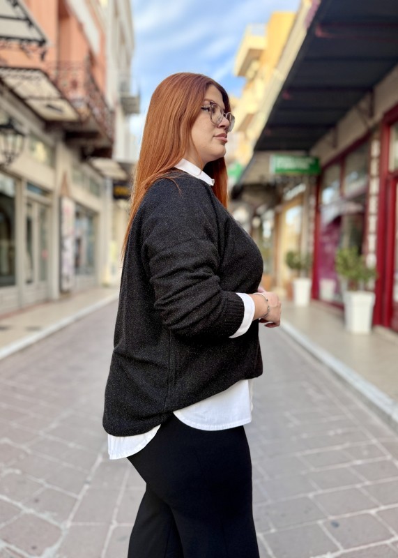 Πουλόβερ Με V Ντεκολτέ Πολύ Μαλακό