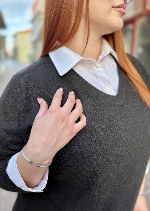 Πουλόβερ Με V Ντεκολτέ Πολύ Μαλακό