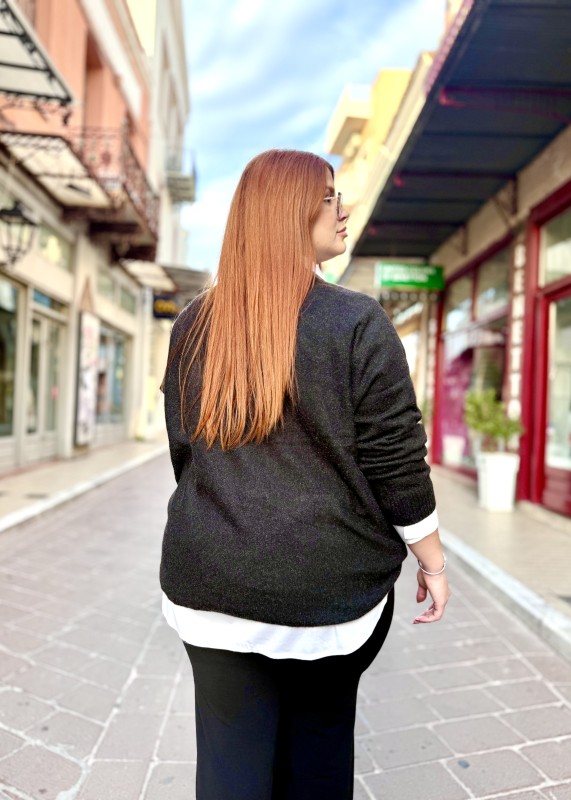 Πουλόβερ Με V Ντεκολτέ Πολύ Μαλακό