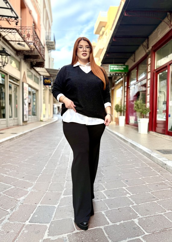 Πουλόβερ Με V Ντεκολτέ Πολύ Μαλακό