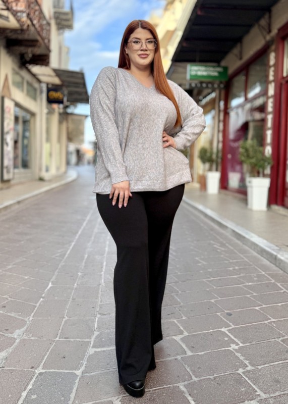 Πουλόβερ Με V Ντεκολτέ Πολύ Μαλακό