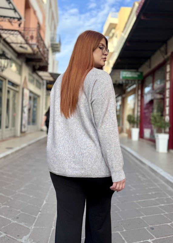 Πουλόβερ Με V Ντεκολτέ Πολύ Μαλακό