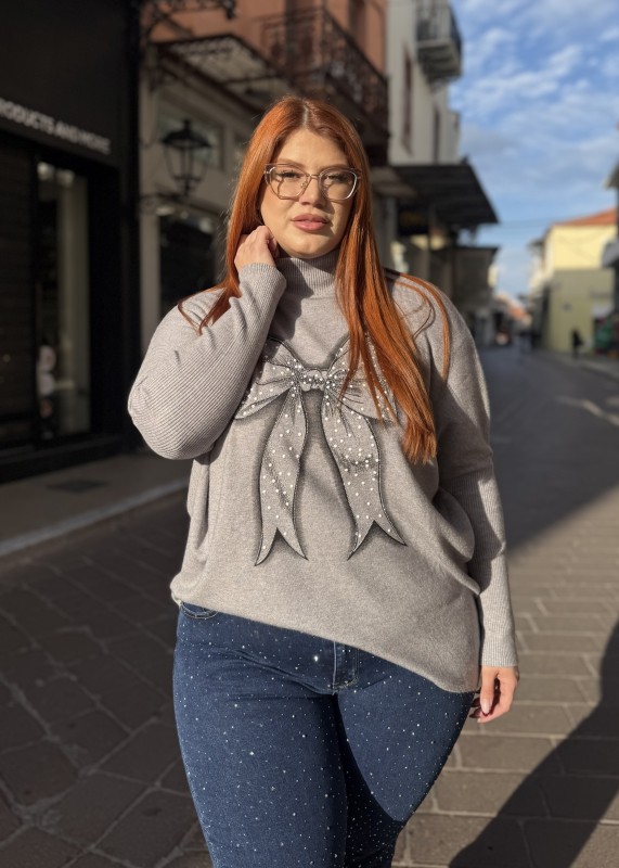 Μάλλινο Ζιβάγκο Πολύ Μαλακό Με Σχέδιο Φιόγκο