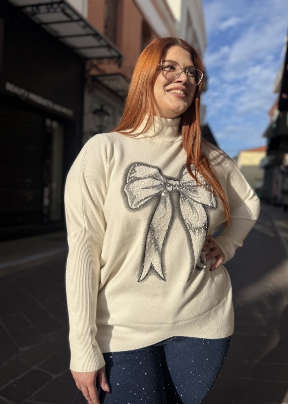 Μάλλινο Ζιβάγκο Πολύ Μαλακό Με Σχέδιο Φιόγκο