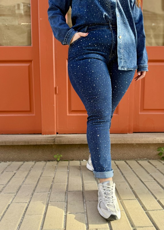 Skinny Jean Με Στρας