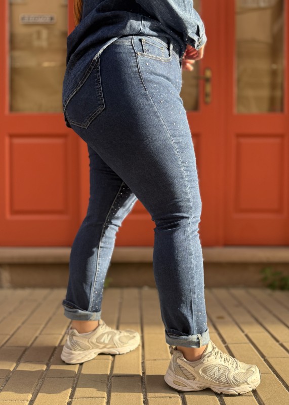 Skinny Jean Με Στρας