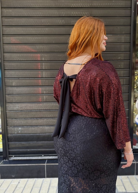 Μπλούζα Με Φιόγκο Στην Πλάτη