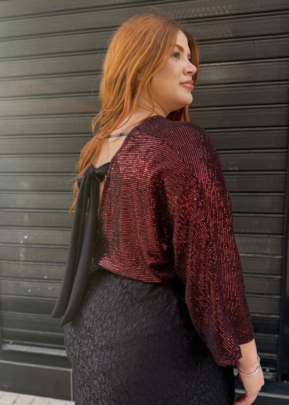 Μπλούζα Με Φιόγκο Στην Πλάτη