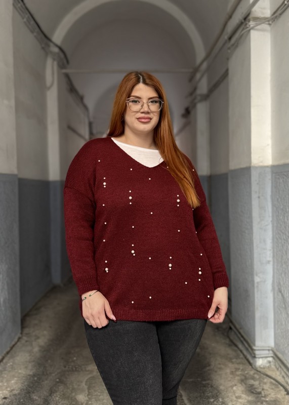 Πουλόβερ Με Λεπτομέρειες Πέρλα