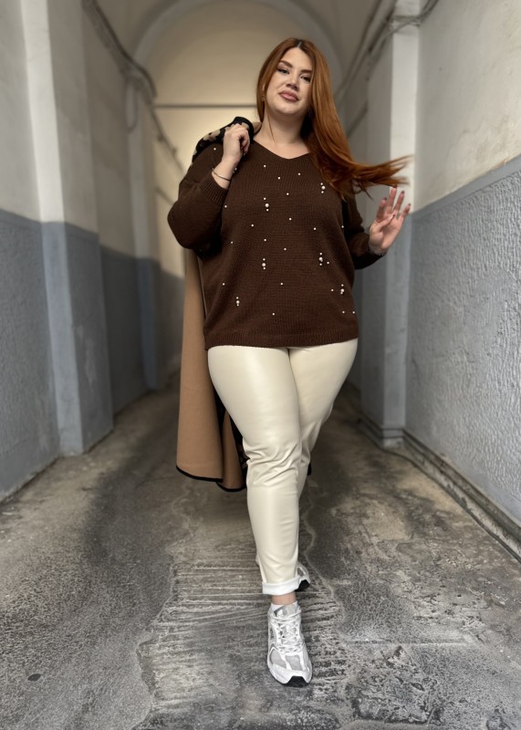 Πουλόβερ Με Λεπτομέρειες Πέρλα