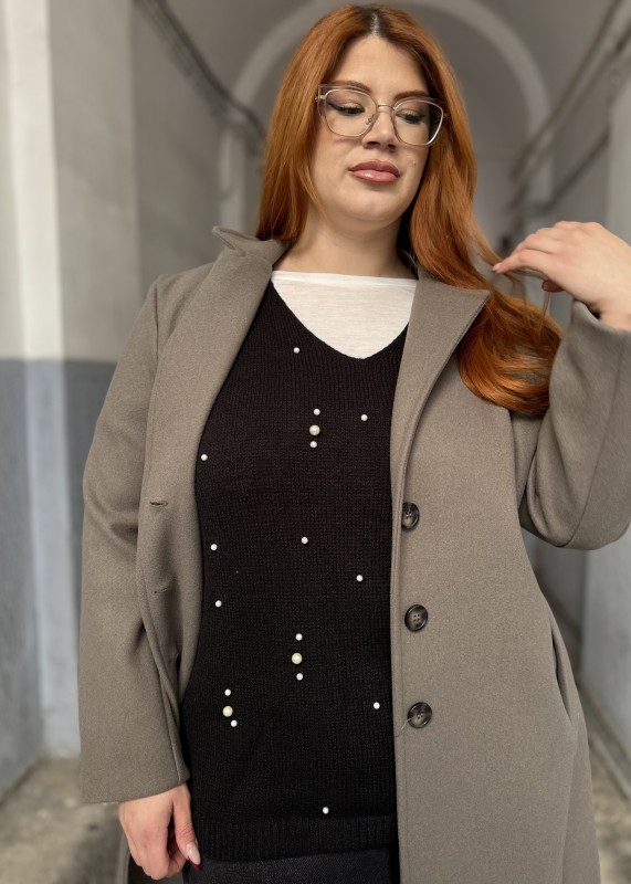 Πουλόβερ Με Λεπτομέρειες Πέρλα