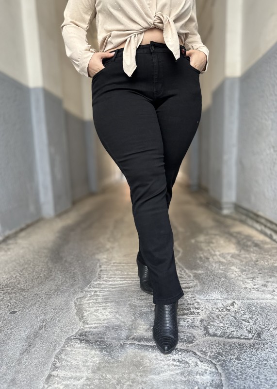 Τζιν Σε Ίσια Γραμμή Ελαστικό Push Up