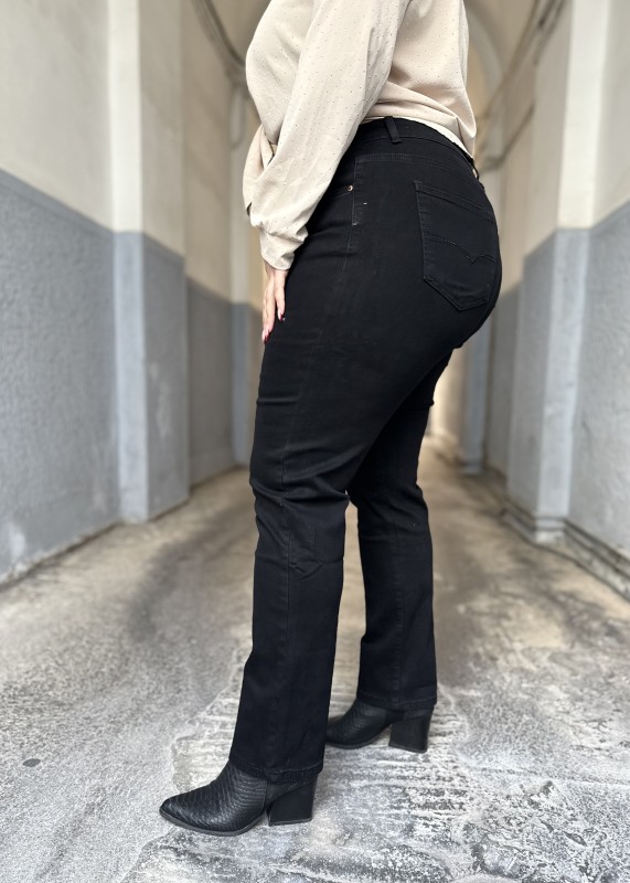 Τζιν Σε Ίσια Γραμμή Ελαστικό Push Up