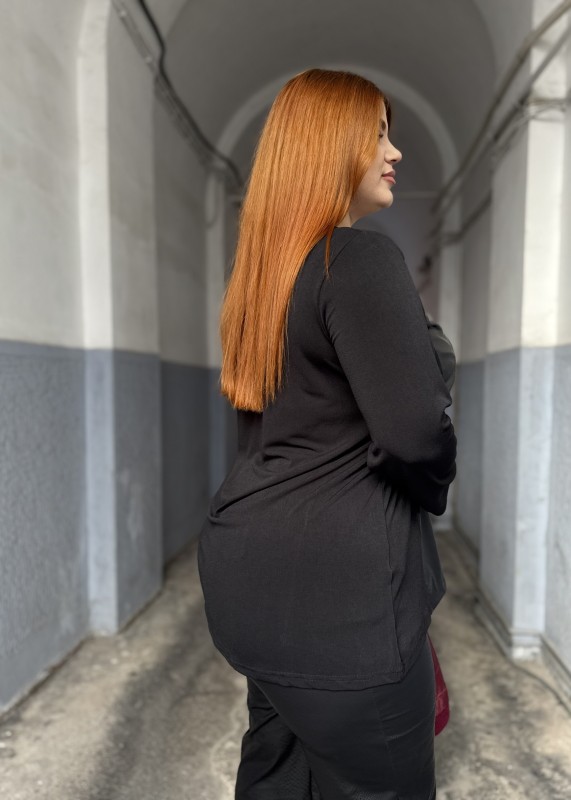 Μπλούζα Μπροστά Δερματίνη Ανάγλυφο Φίδι