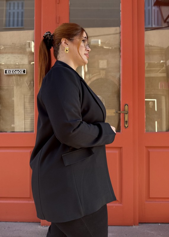 Σακάκι Μακρύ Φοδραρισμένο Με Λεπτή Βάτα